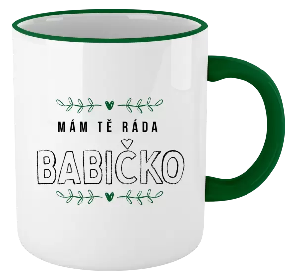 Hrnek Mám tě ráda babičko