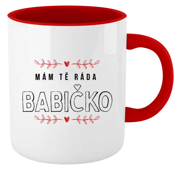 Hrnek Mám tě ráda babičko