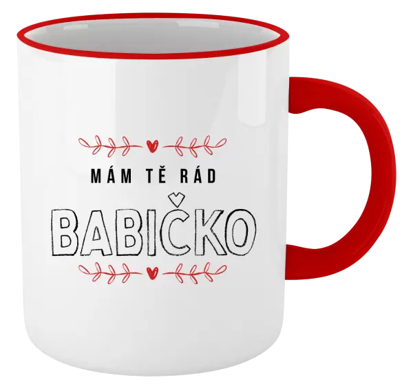 Hrnek Mám tě rád babičko