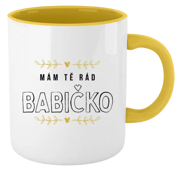 Hrnek Mám tě rád babičko