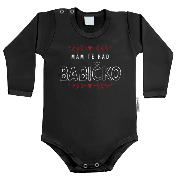 Dětské body Mám tě rád babičko