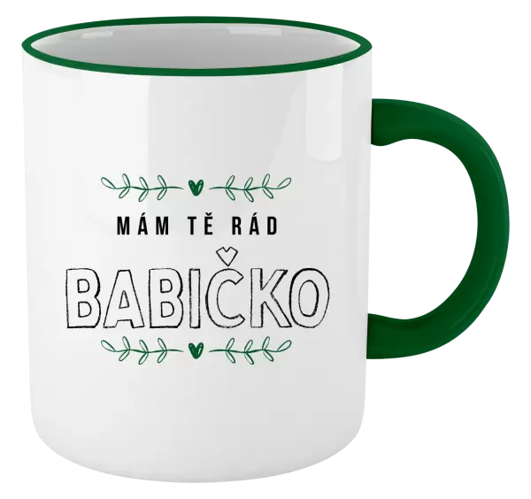 Hrnek Mám tě rád babičko