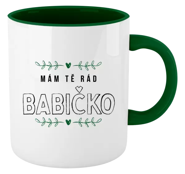 Hrnek Mám tě rád babičko