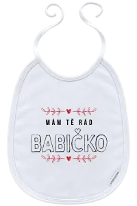 Dětský bryndák Mám tě rád babičko