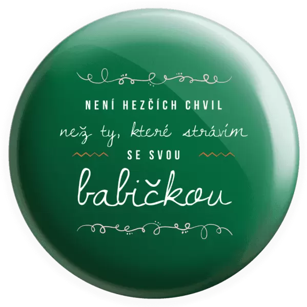 Placka Není hezčích chvil, než ty, které strávím se svou babičkou