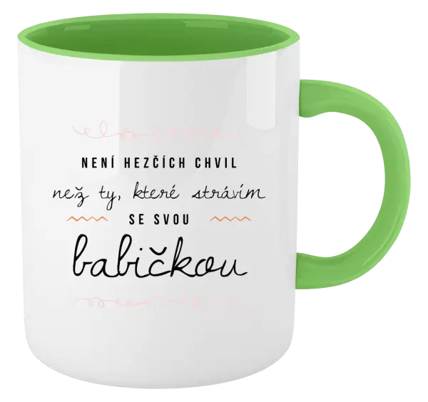 Hrnek Není hezčích chvil, než ty, které strávím se svou babičkou