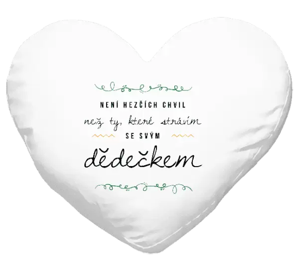Polštář Není hezčích chvil, než ty, které strávím se svým dědečkem