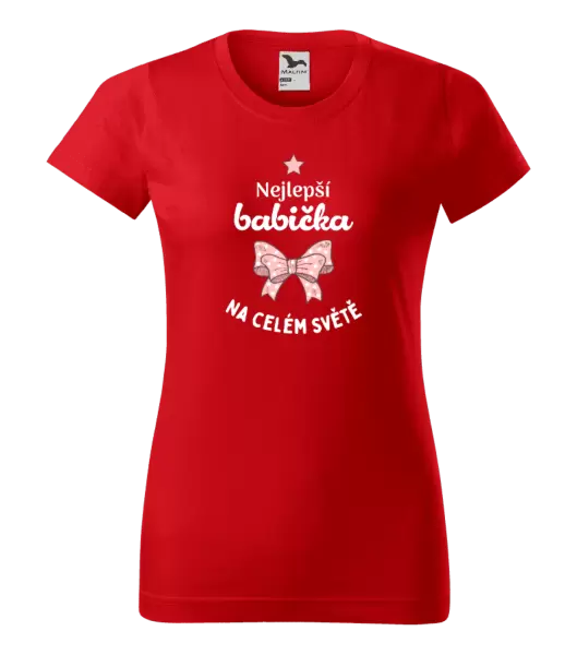 Dámské tričko Nejlepší babička na celém světě