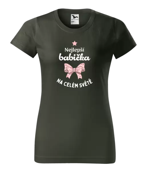 Dámské tričko Nejlepší babička na celém světě