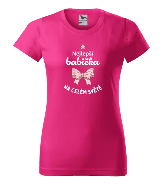 Dámské tričko Nejlepší babička na celém světě