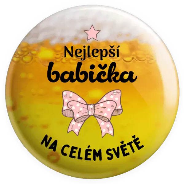 Placka Nejlepší babička na celém světě
