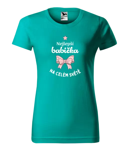 Dámské tričko Nejlepší babička na celém světě