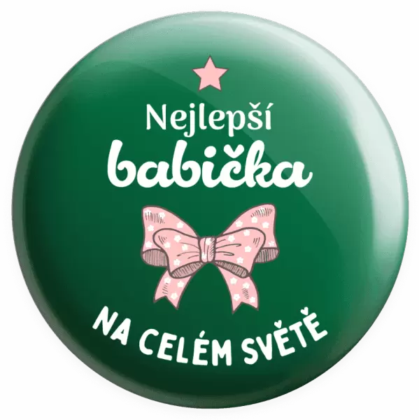 Placka Nejlepší babička na celém světě