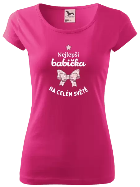 Dámské tričko Nejlepší babička na celém světě