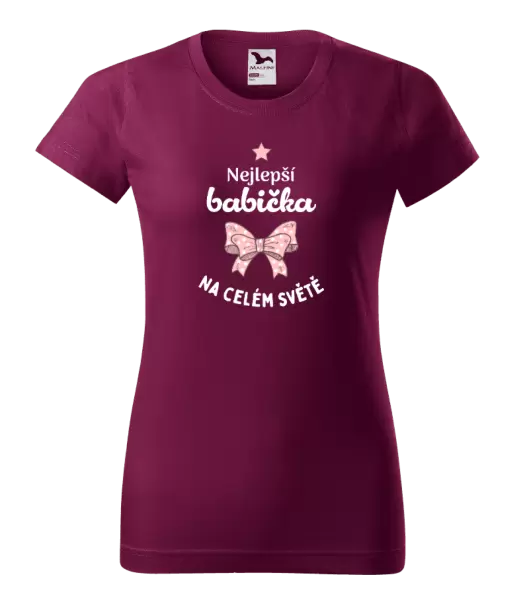 Dámské tričko Nejlepší babička na celém světě