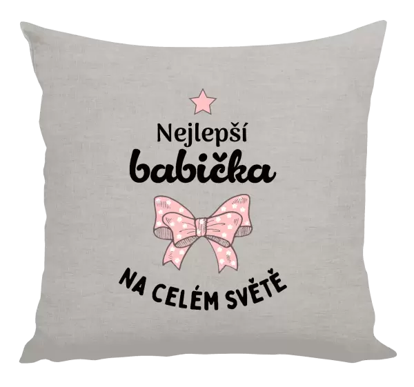 Polštář Nejlepší babička na celém světě