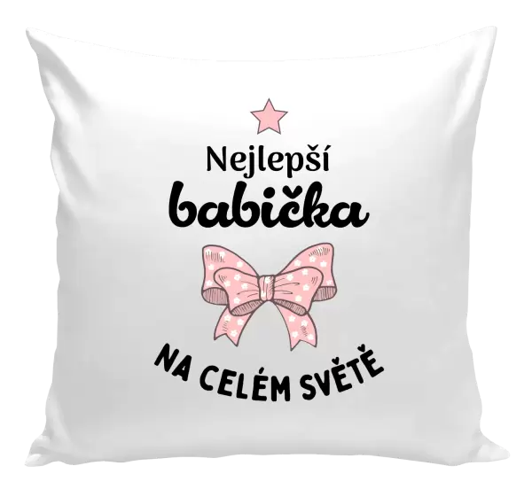 Polštář Nejlepší babička na celém světě