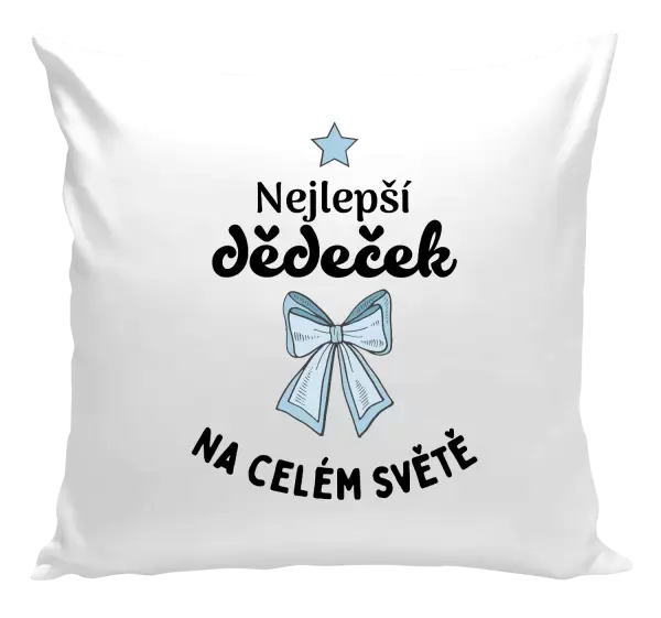 Polštář Nejlepší dědeček na celém světě