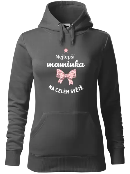 Dámská mikina Nejlepší maminka na celém světě - mašlička