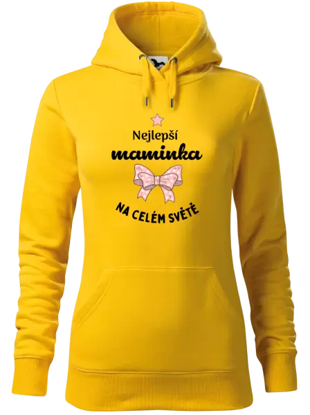 Dámská mikina Nejlepší maminka na celém světě - mašlička