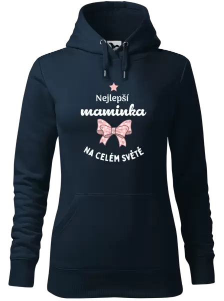 Dámská mikina Nejlepší maminka na celém světě - mašlička