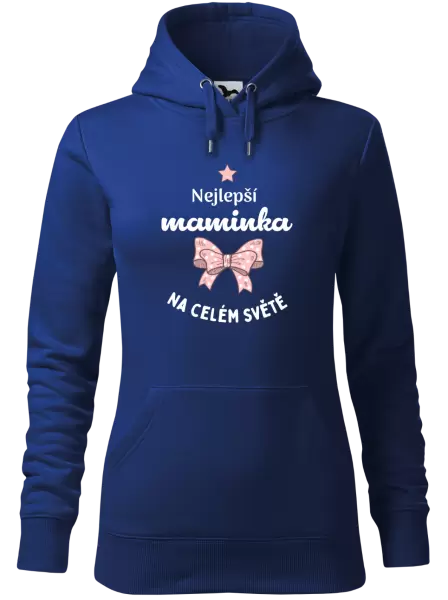 Dámská mikina Nejlepší maminka na celém světě - mašlička