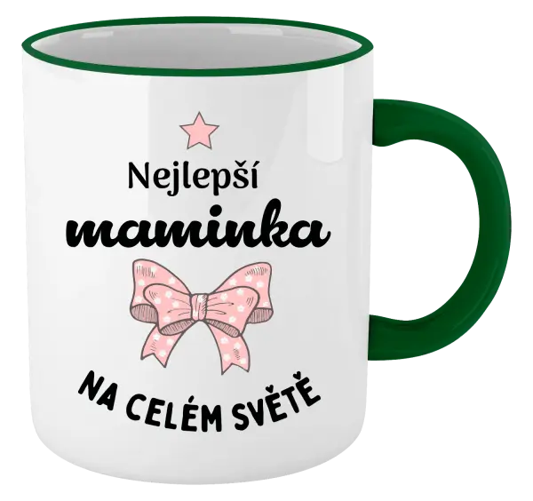 Hrnek Nejlepší maminka na celém světě - mašlička