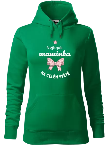 Dámská mikina Nejlepší maminka na celém světě - mašlička