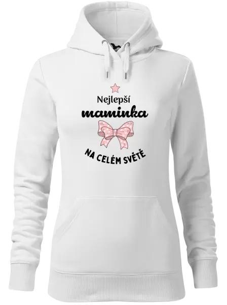 Dámská mikina Nejlepší maminka na celém světě - mašlička