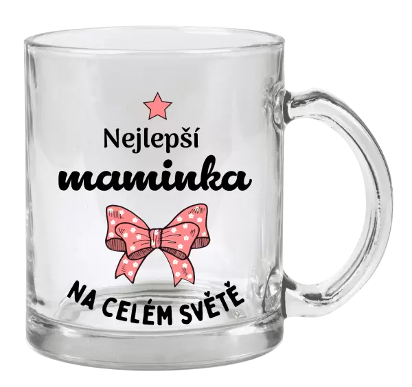 Hrnek Nejlepší maminka na celém světě - mašlička