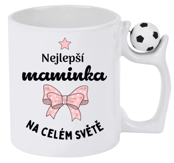 Hrnek Nejlepší maminka na celém světě - mašlička