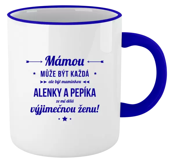 Hrnek Mámou může být každá se jmény