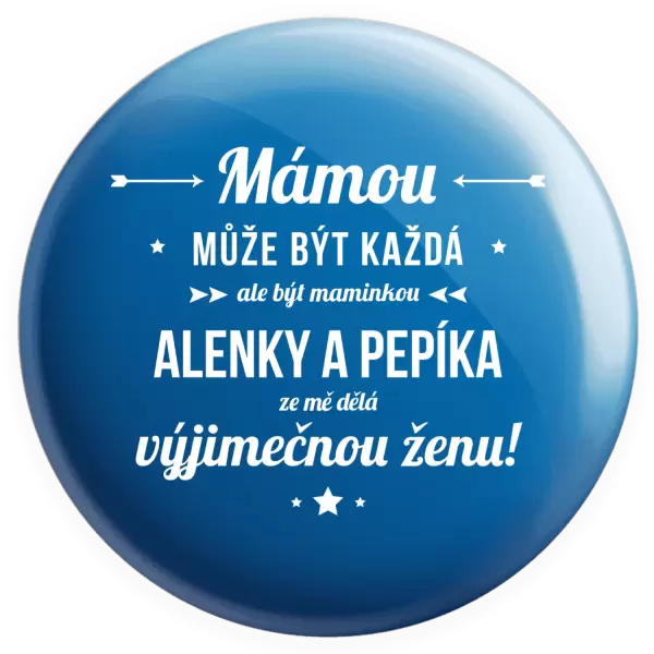 Placka Mámou může být každá se jmény