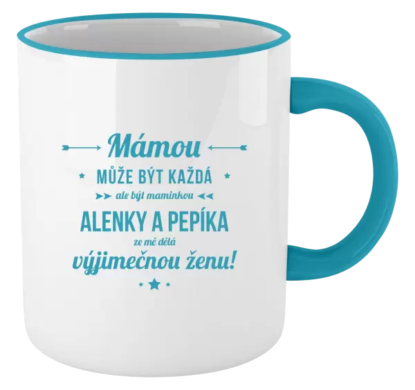 Hrnek Mámou může být každá se jmény