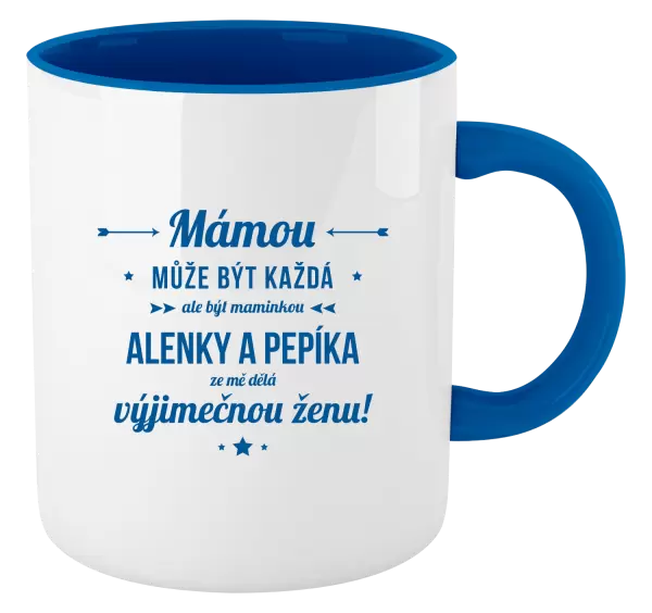 Hrnek Mámou může být každá se jmény