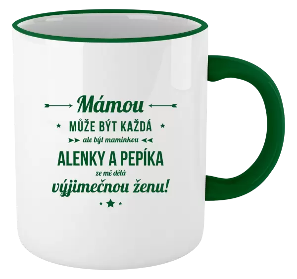 Hrnek Mámou může být každá se jmény