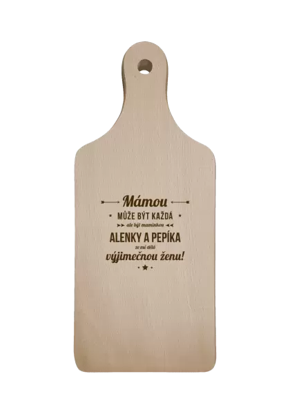 Prkénko Mámou může být každá se jmény