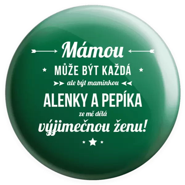 Placka Mámou může být každá se jmény