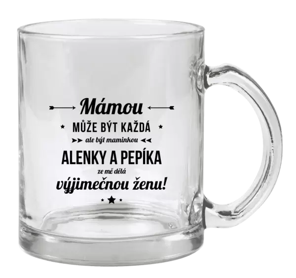 Hrnek Mámou může být každá se jmény