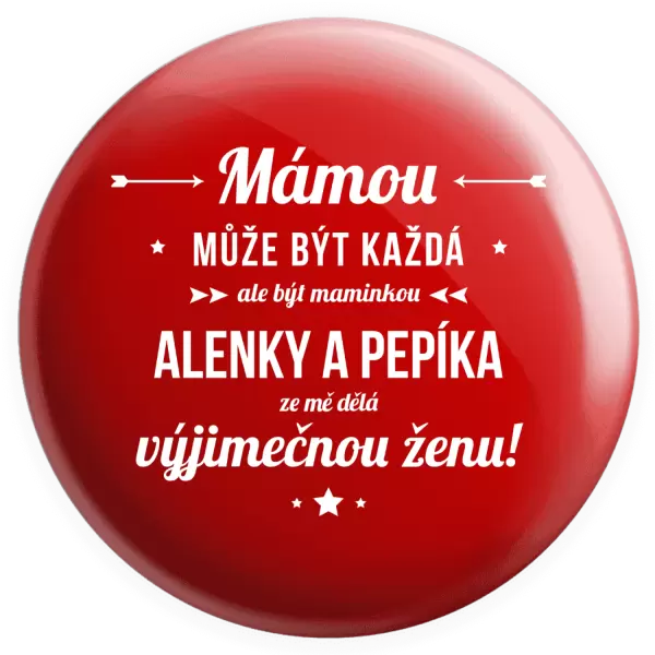 Placka Mámou může být každá se jmény