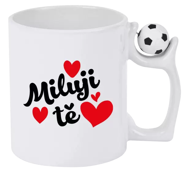 Hrnek Miluji tě - srdíčka