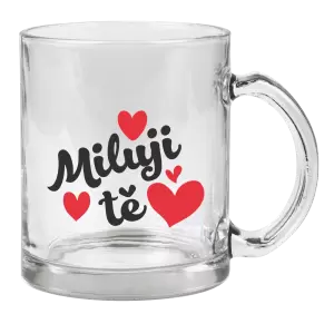 Hrnek Miluji tě - srdíčka