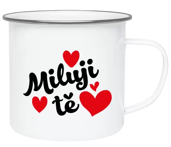 Plecháček Miluji tě - srdíčka