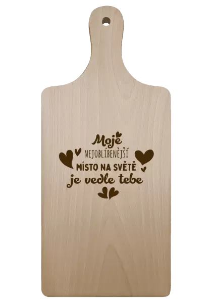 Prkénko Moje nejoblíbenější místo na světě je vedle tebe