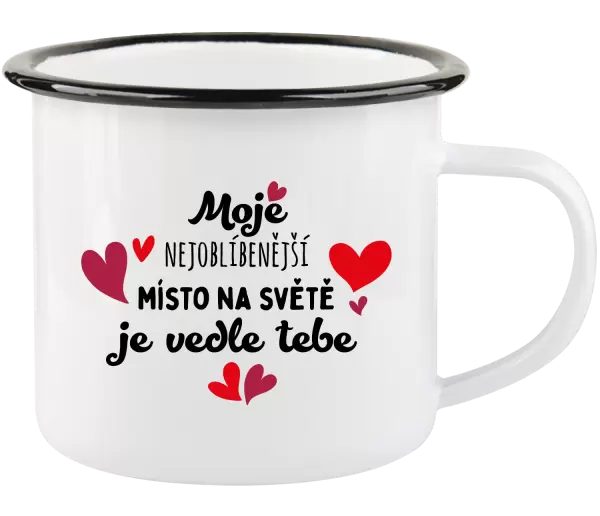 Plecháček Moje nejoblíbenější místo na světě je vedle tebe