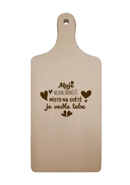 Prkénko Moje nejoblíbenější místo na světě je vedle tebe