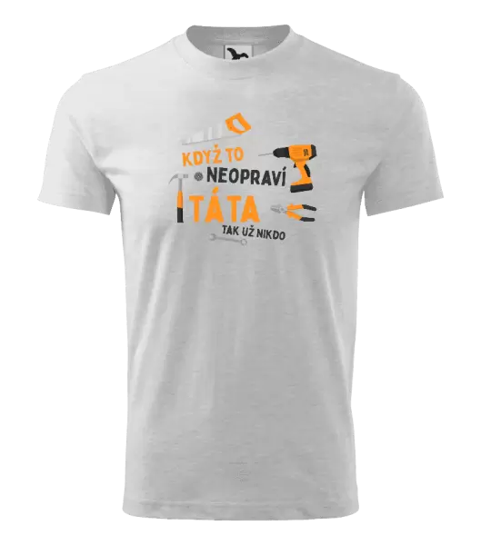 Dětské tričko Když to neopraví táta, tak už nikdo
