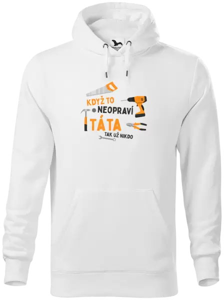 Pánská mikina Když to neopraví táta, tak už nikdo