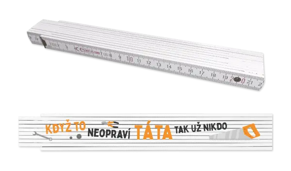 Skládací metr Když to neopraví táta, tak už nikdo