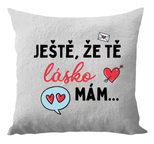 Polštář Ještě, že tě lásko mám